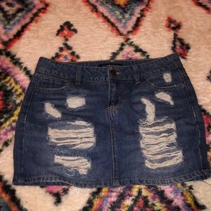 Blue spice women’s size 1 jean skirt